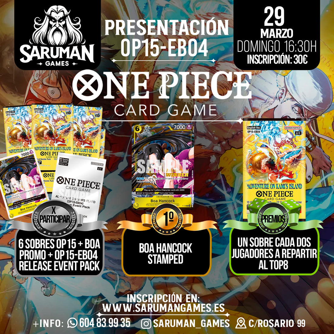 PRESENTACIÓN OP15 – EB04 | ONE PIECE CARD GAME