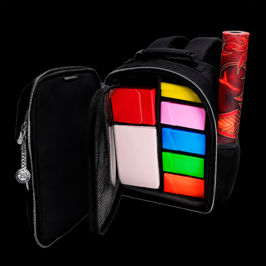 ENHANCE GAMING - MOCHILA PORTA MAZOS MTG COLECCIONISTA - DRAGÓN NEGRO