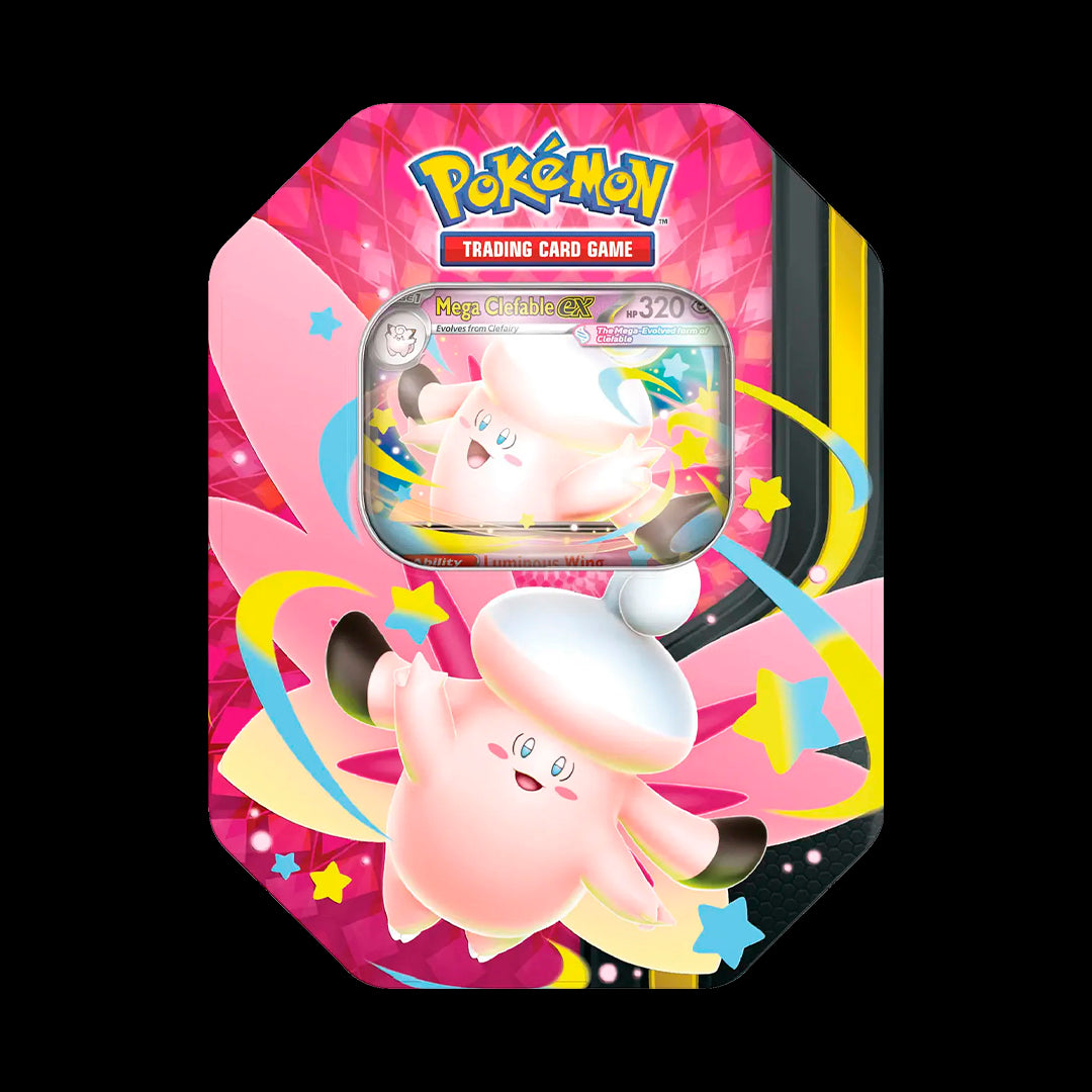 POKEMON TCG: Lata Megaluz lunar Mega-Clefable ex