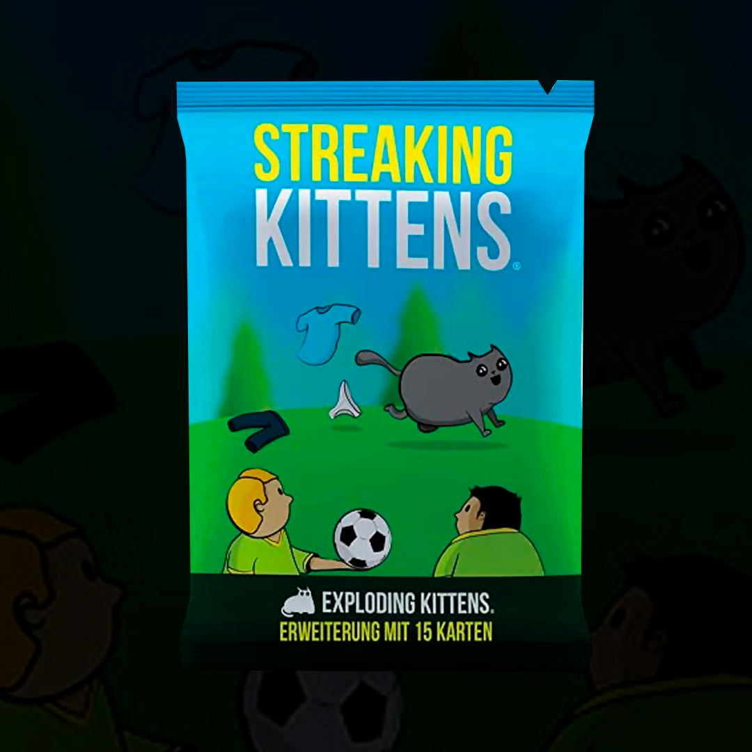EXPLODING KITTENS: STREAKING KITTENS - EXPANSION 15 DE CARTAS