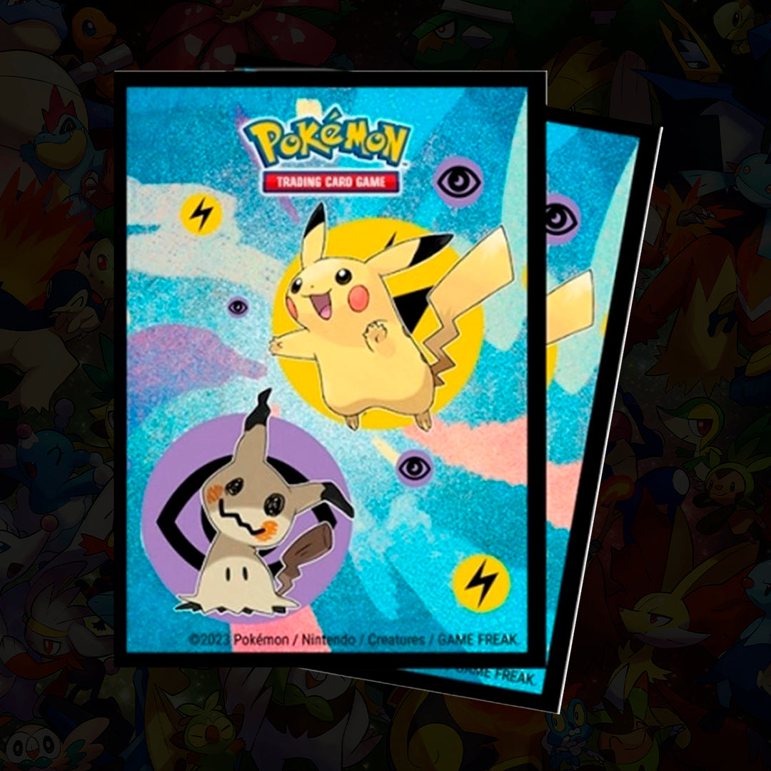Fundas Standard Pikachu &amp; Mimikyu - 63mm X 88mm Ultra Pro