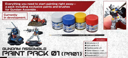 PREPEDIDO - Gundam Assemble: Paint Pack 01-(PA01) - EN