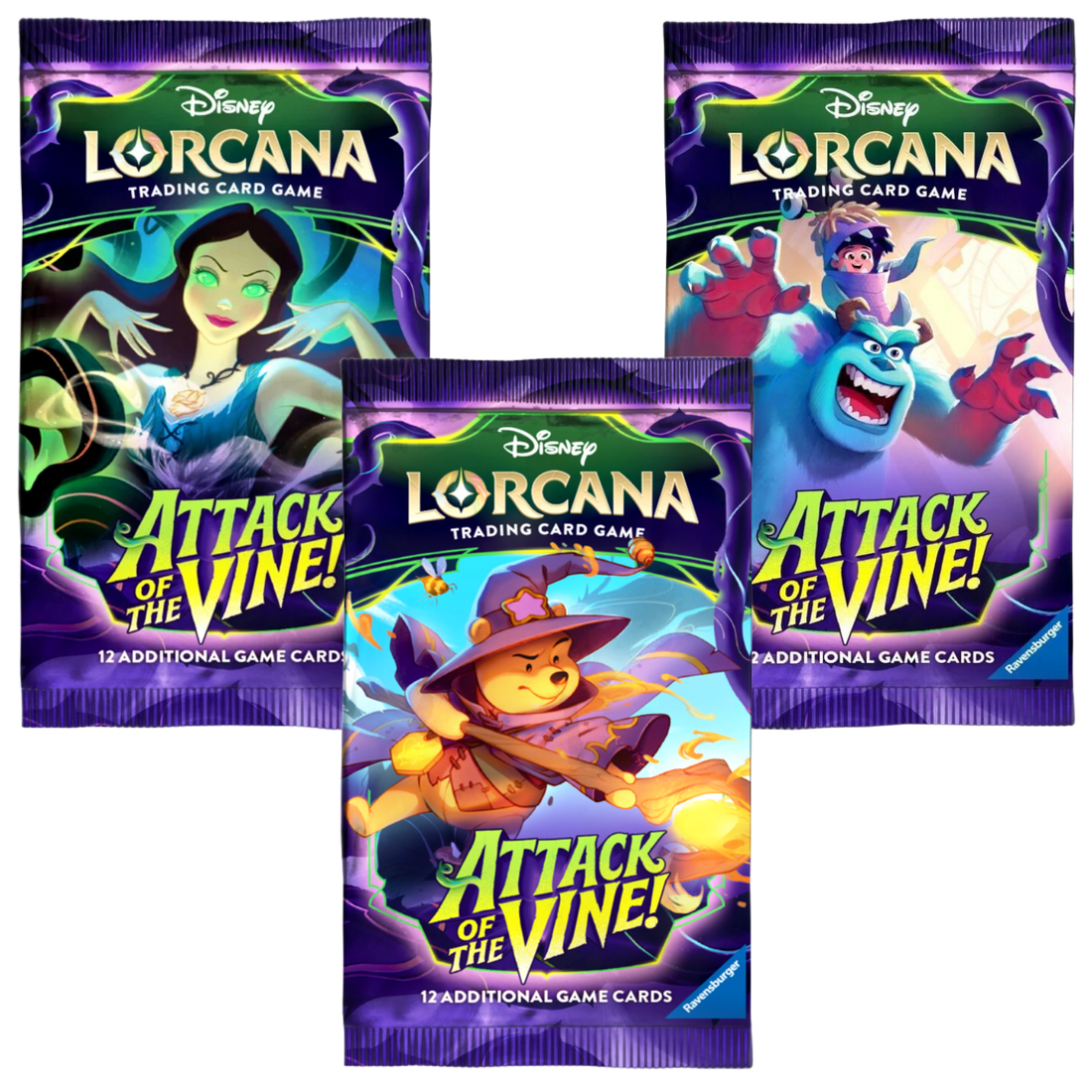 DISNEY LORCANA: ATTACK OF THE VINE! - SOBRE/BOOSTER PACK - (INGLÉS)