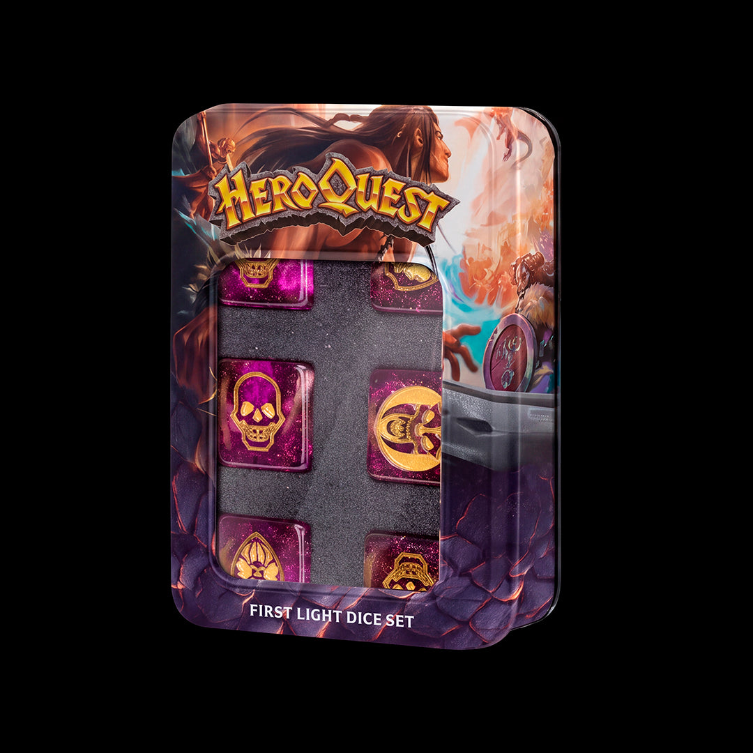 HeroQuest: First Light - Set de dados de 6 caras