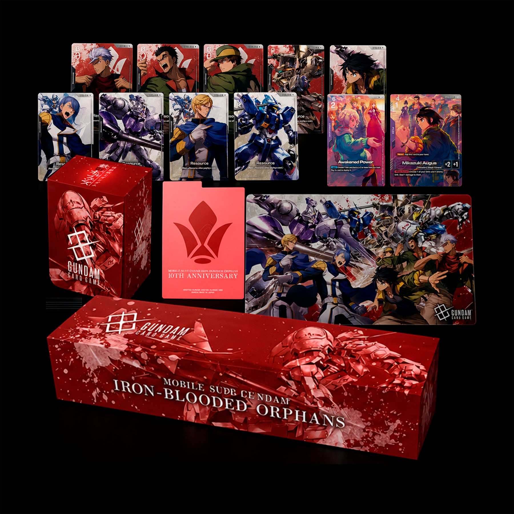 Gundam Card Game: PB02 Premium Accessory Set Mobile Suit Iron Blooded Orphans
