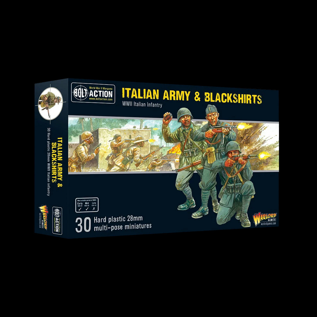 BOLT ACTION: ITALY ARMIES - BLACKSHITS - STARTER ARMY