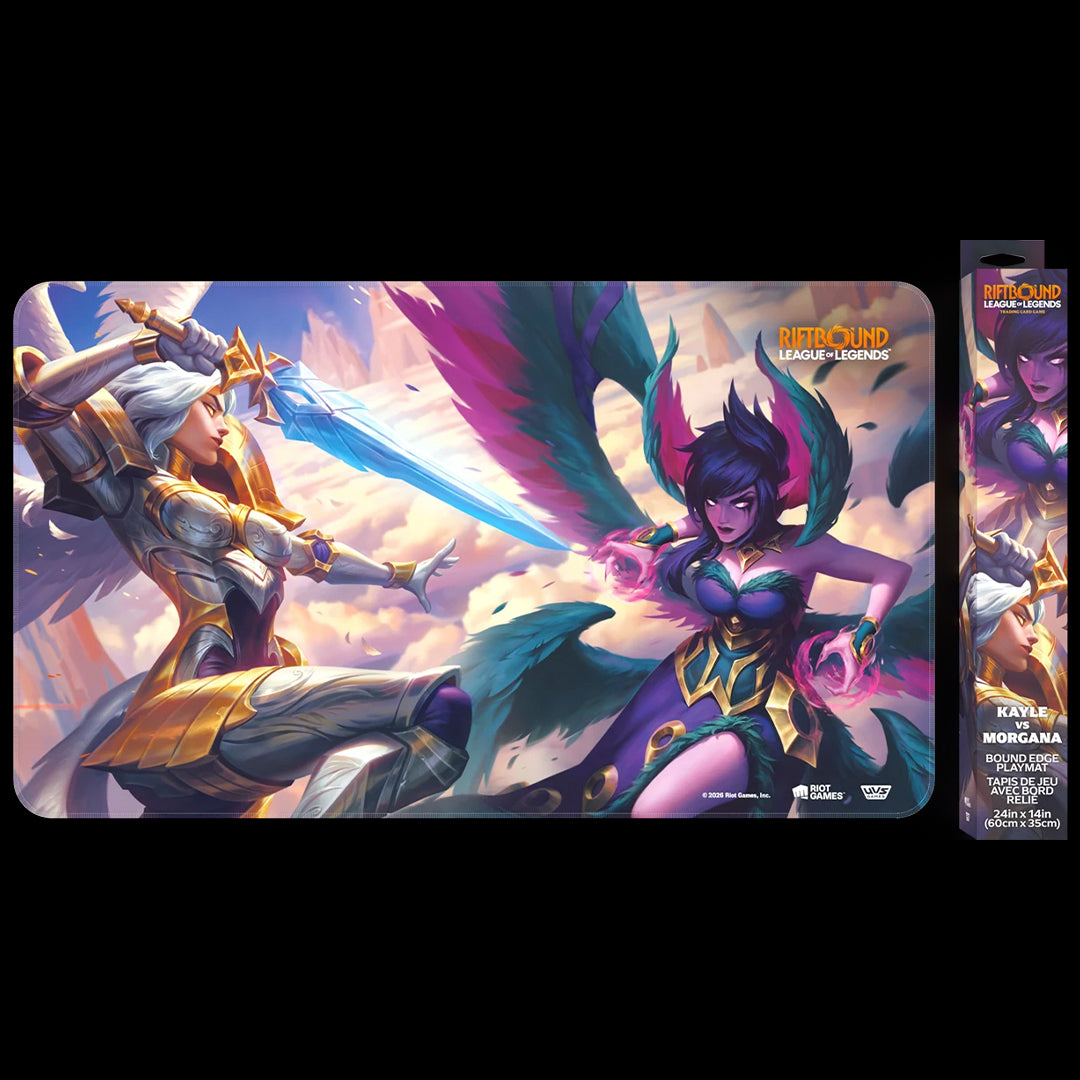 RIFTBOUND: League of Legends TCG – Vendetta Playmat (Kayle vs Morgana)