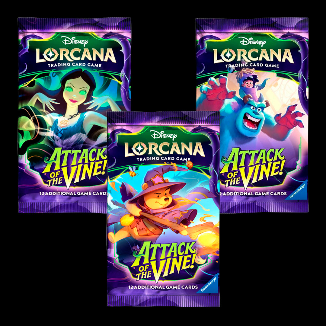 DISNEY LORCANA: ATTACK OF THE VINE! - SOBRE/BOOSTER PACK - (INGLÉS)