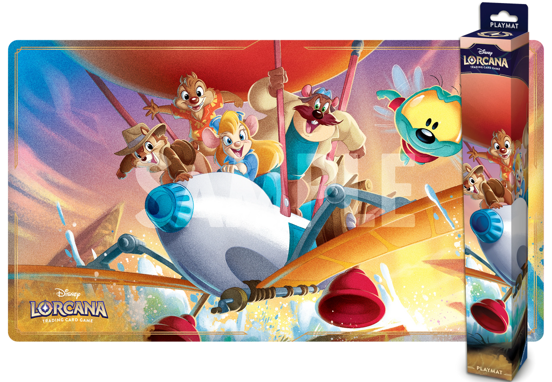PREPEDIDO DISNEY LORCANA: REIGN OF JAFAR - RESCUE RANGERS AWAY! - PLAYMAT/TAPETE