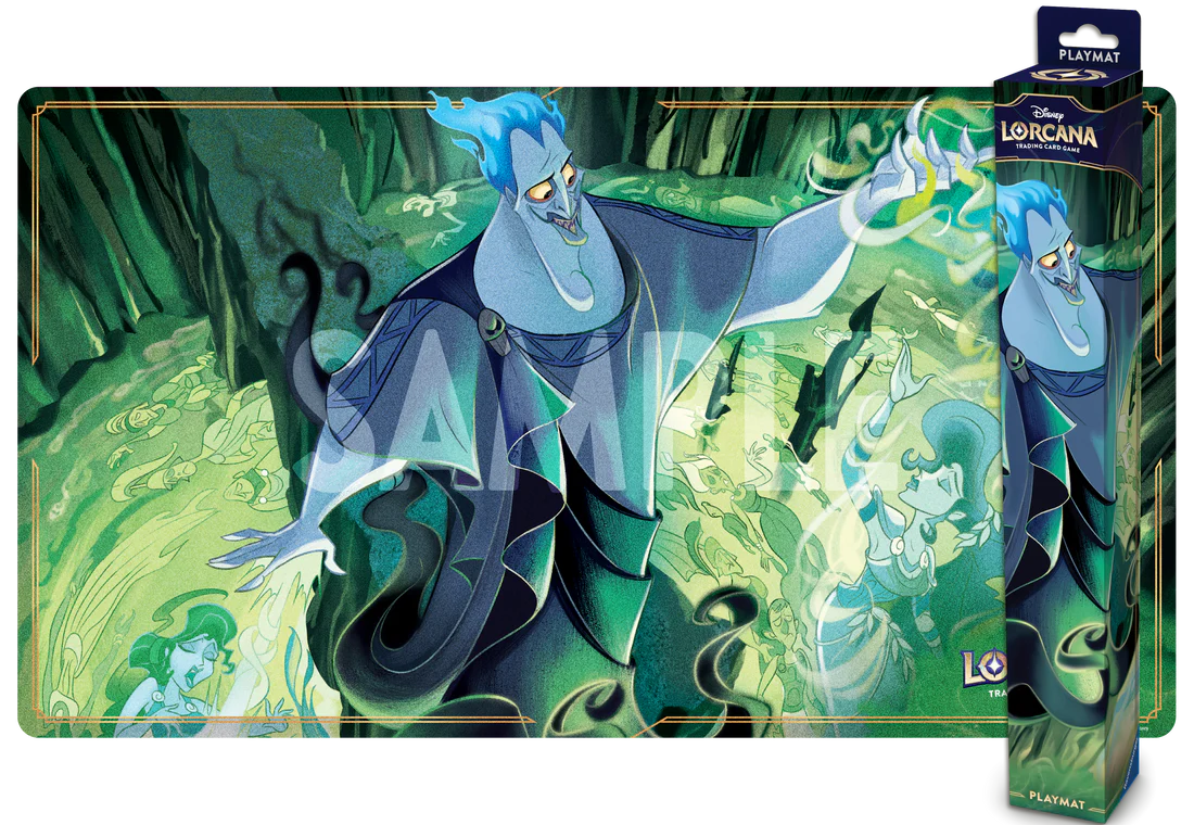 PREPEDIDO DISNEY LORCANA: REIGN OF JAFAR - HADES - PLAYMAT/TAPETE