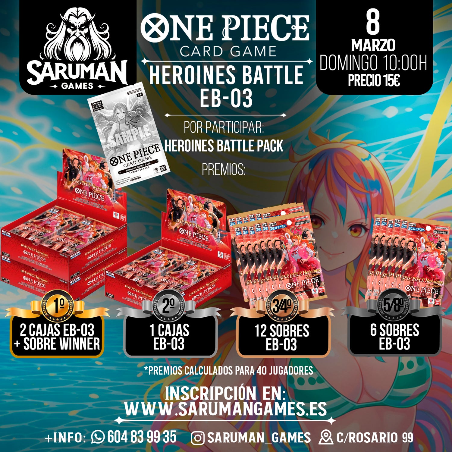 ONE PIECE CARD GAME – HEROiNES BATTLE EB-03