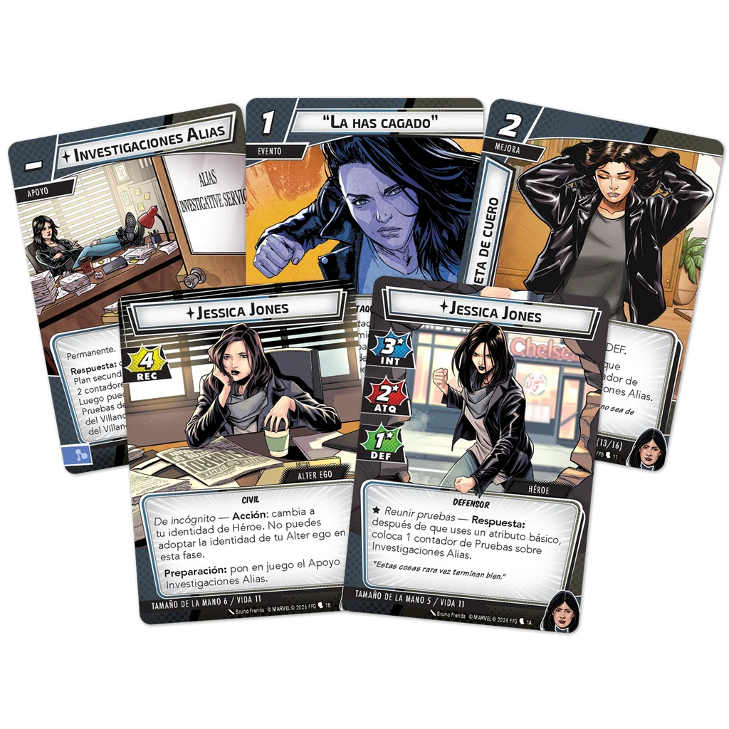 MARVEL CHAMPIONS: EL JUEGO DE CARTAS - Jessica Jones Hero Pack