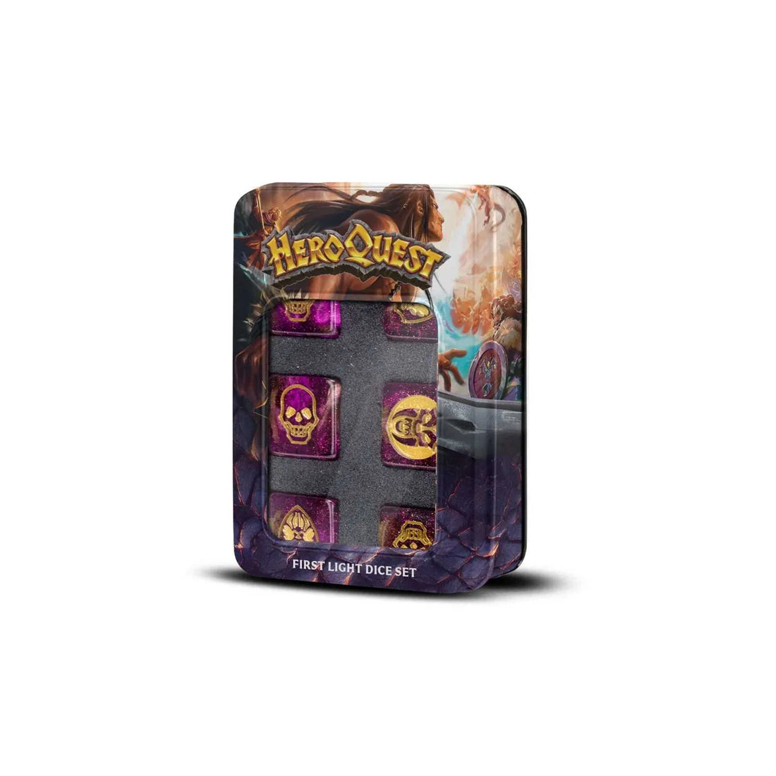 HeroQuest: First Light - Set de dados de 6 caras