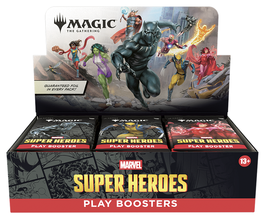 MTG Marvel Heroes – Play Booster Display (30 sobres) Inglés