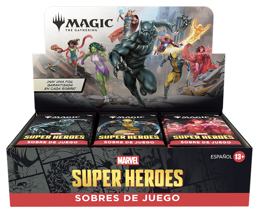 MTG Marvel Heroes – Play Booster Display (30 sobres) Español
