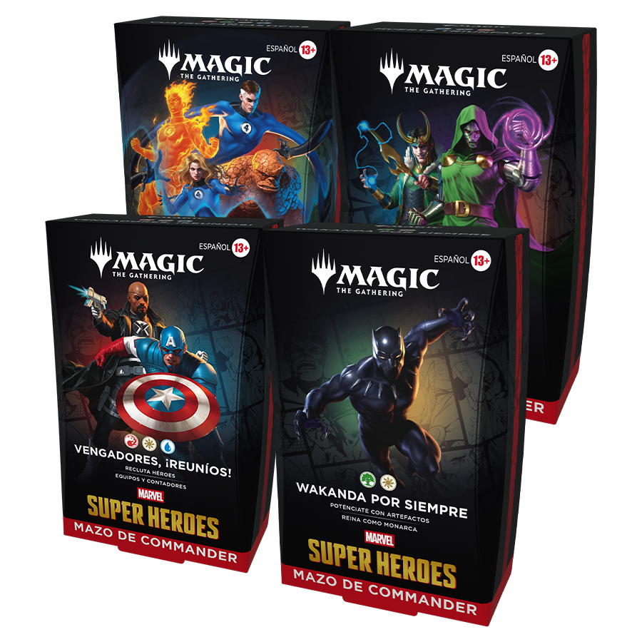 RESERVA - MTG Marvel Super Heroes – Commander (Mazos sueltos y/o Pack 4) - Español