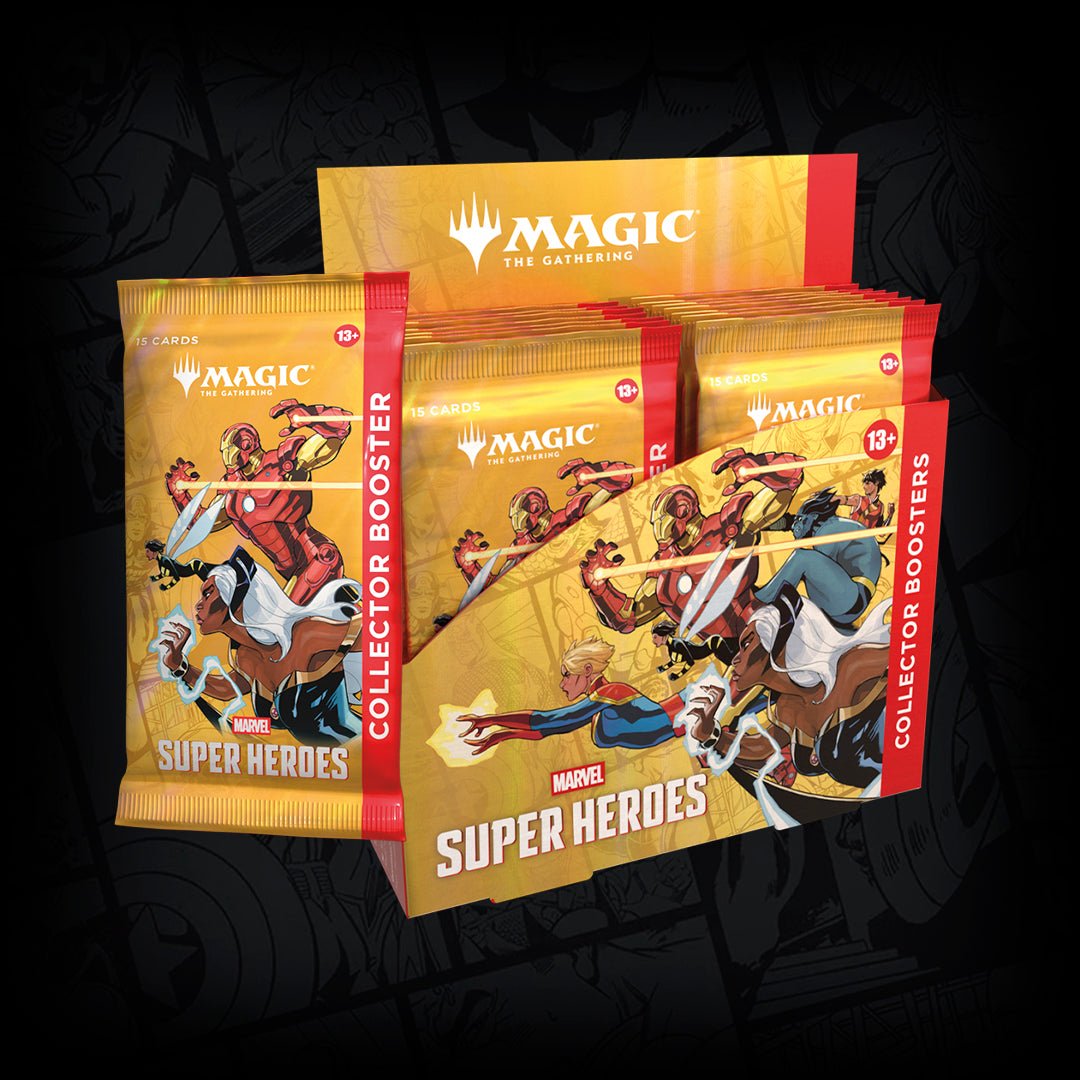 MTG Marvel Heroes – Collector Booster Display (12 sobres)