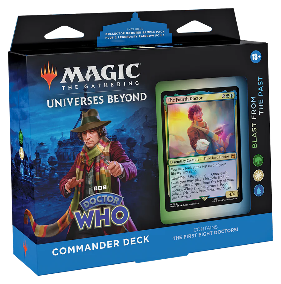 MAGIC THE GATHERING UNIVERSE BEYOND: - DOCTOR WHO - BLAST FROM THE PAST COMMANDER DECK - (INGLÉS)