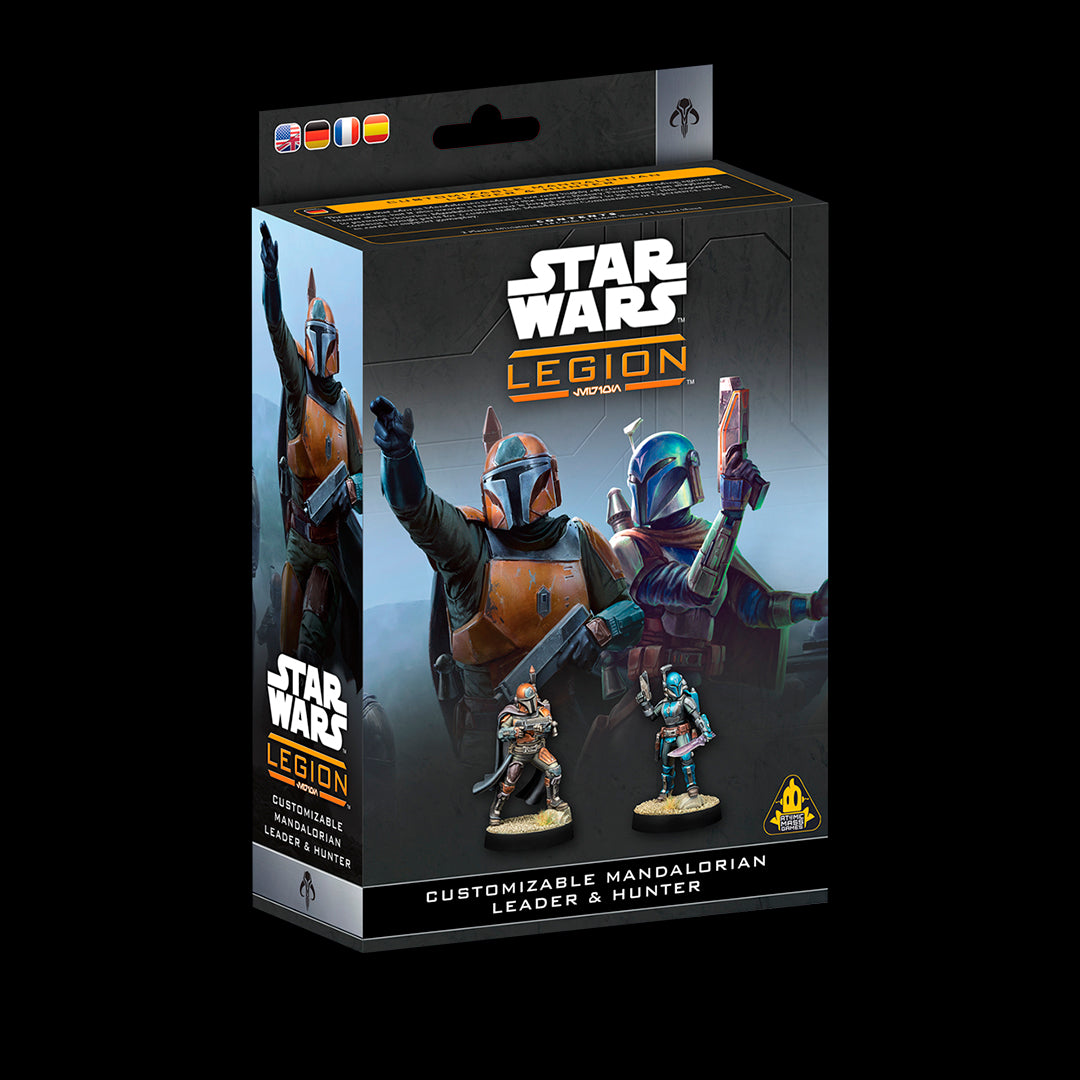 SW LEGION: CUSTOMIZABLE Mandalorian Leader&amp;Hunter