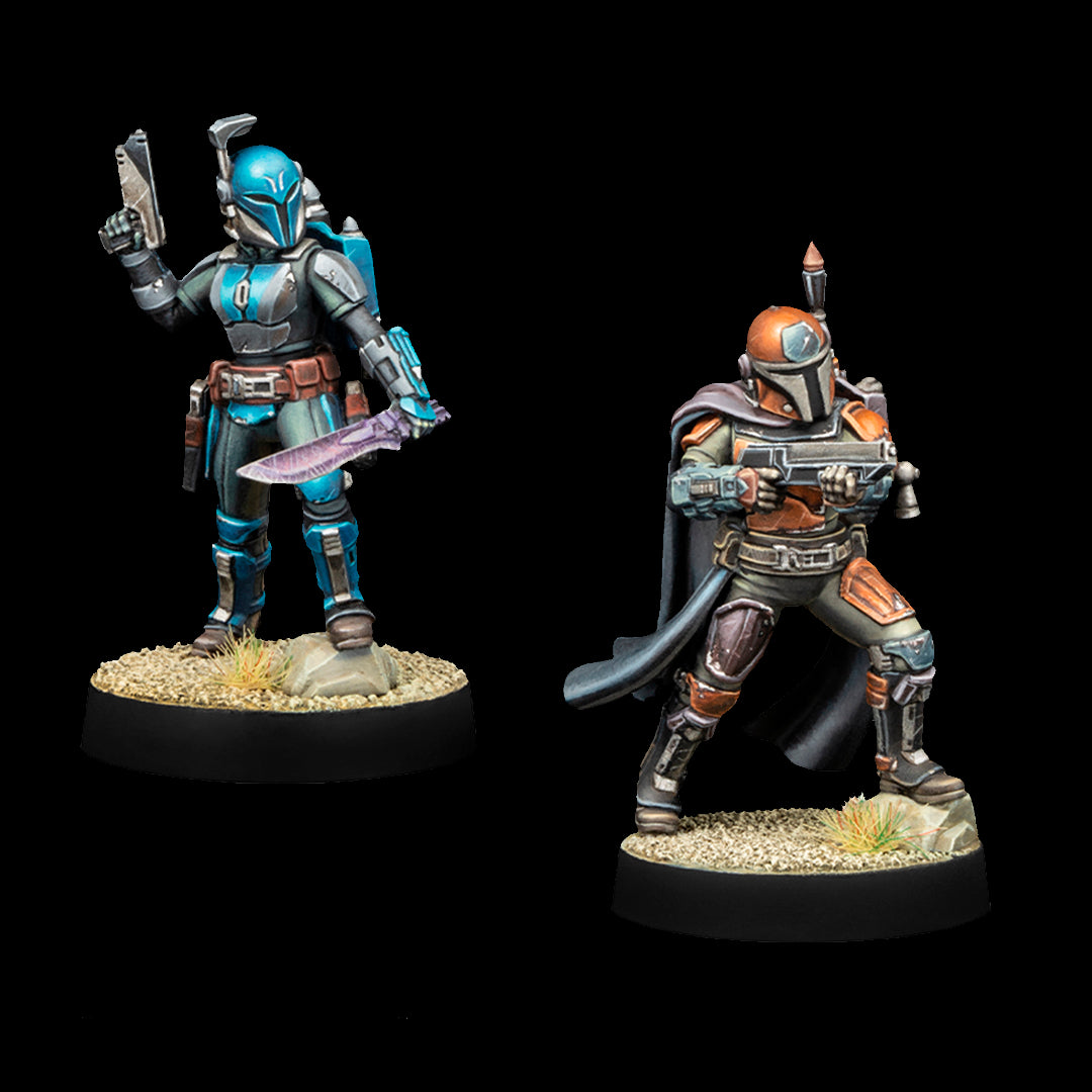 SW LEGION: CUSTOMIZABLE Mandalorian Leader&amp;Hunter