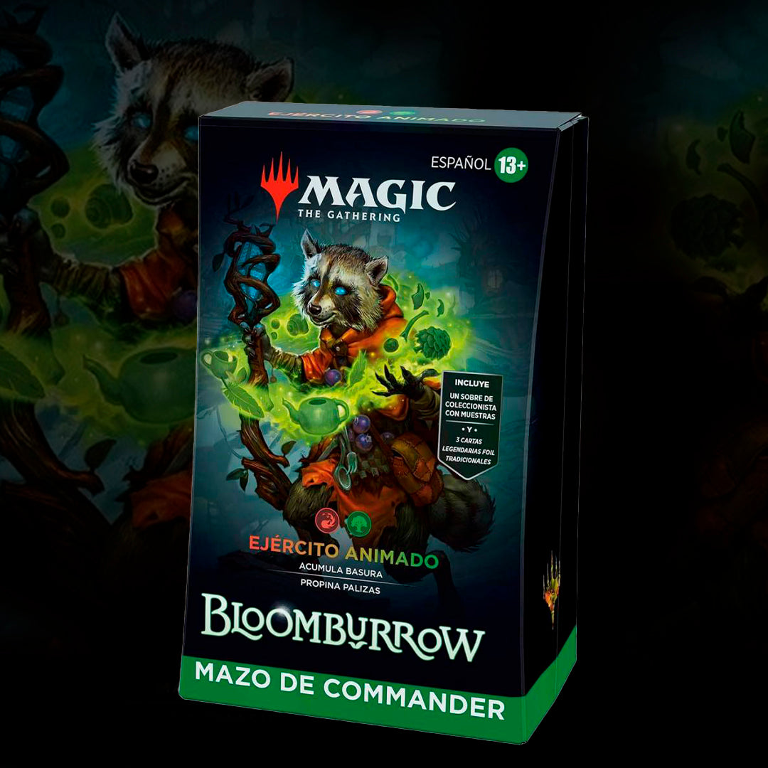 Mazo de Commander de Bloomburrow - Ejército animado - Inglés