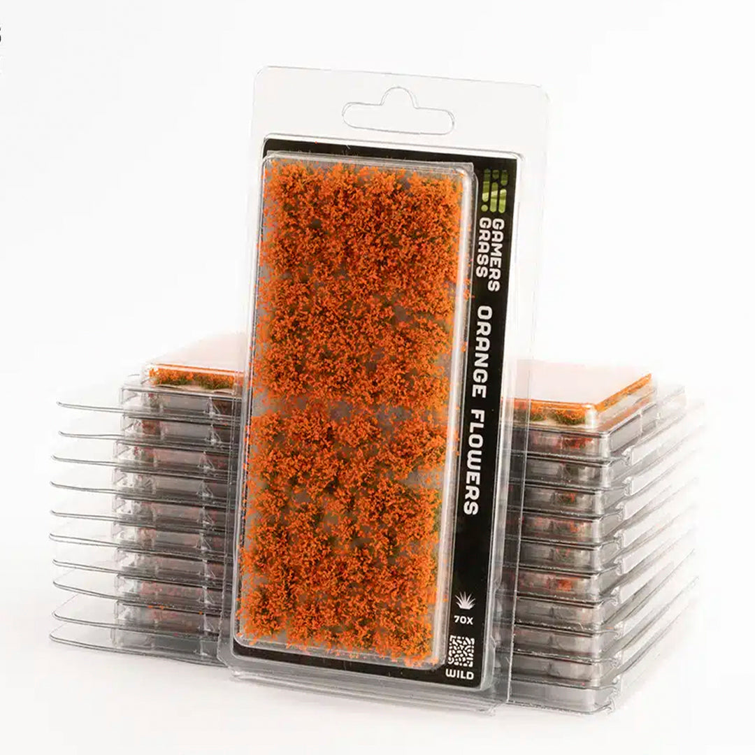 Orange Flowers- Wild Tufts