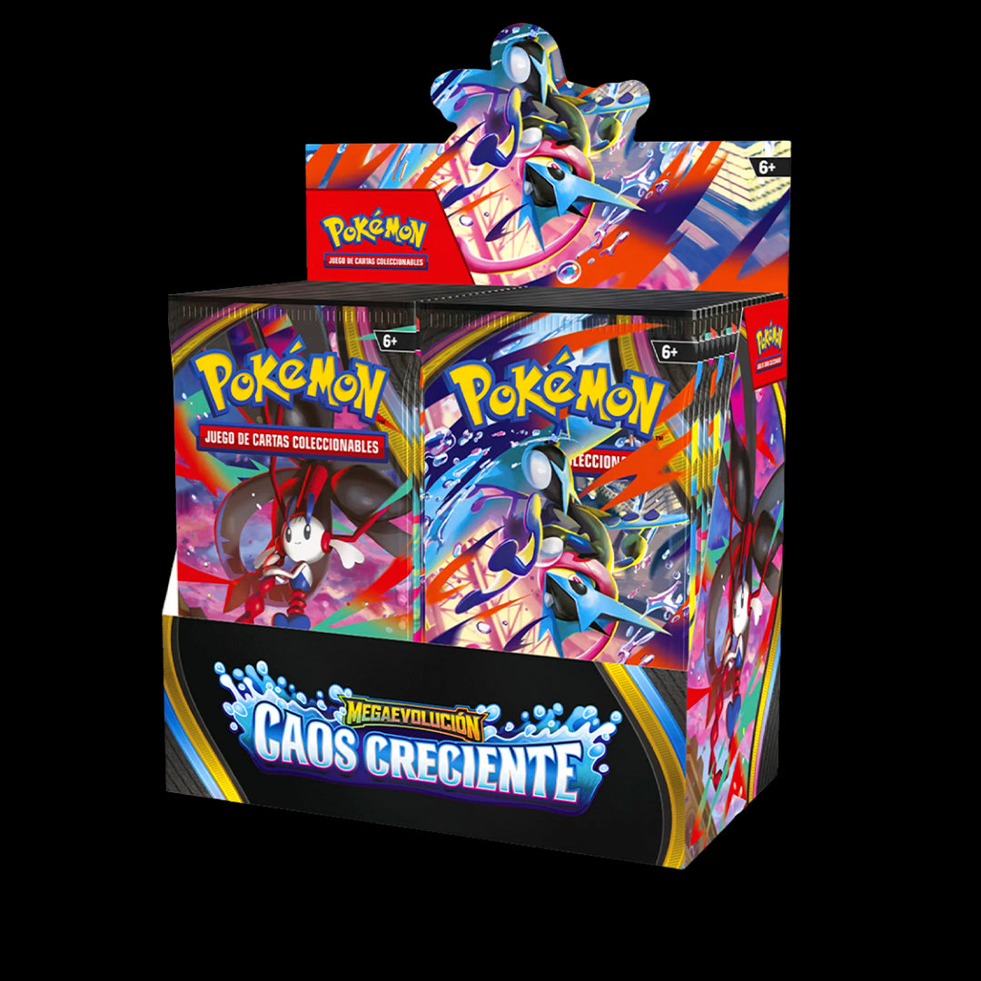 POKEMON TCG: CAJA DE SOBRES - CAOS CRECIENTE - ESPAÑOL