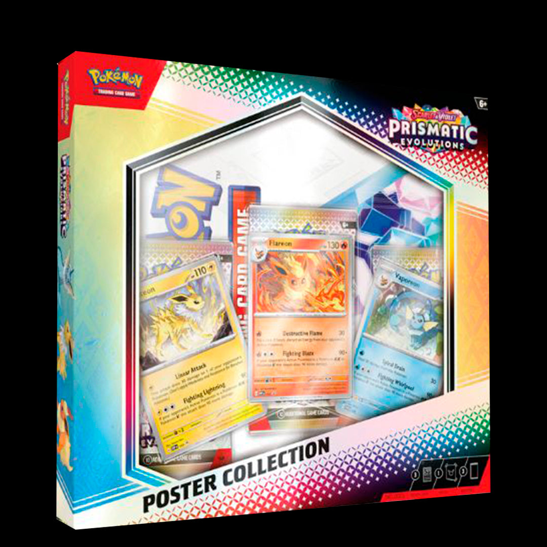 PREPEDIDO POKEMON: Poster Collection sv 8.5 Evoluciones Prismáticas Español