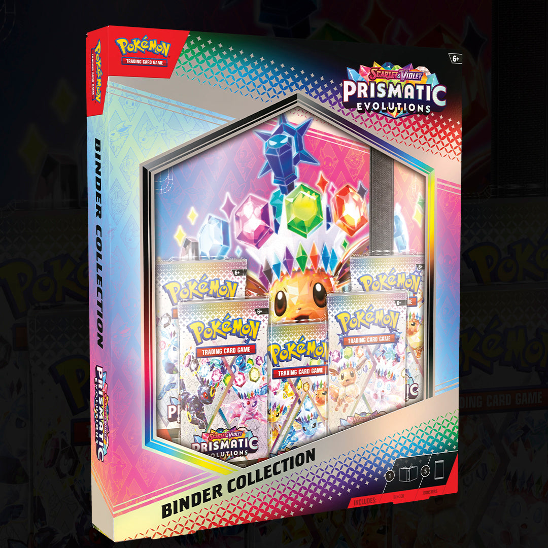 PREPEDIDO POKEMON: Binder Collection sv 8.5 Evoluciones Prismáticas Español