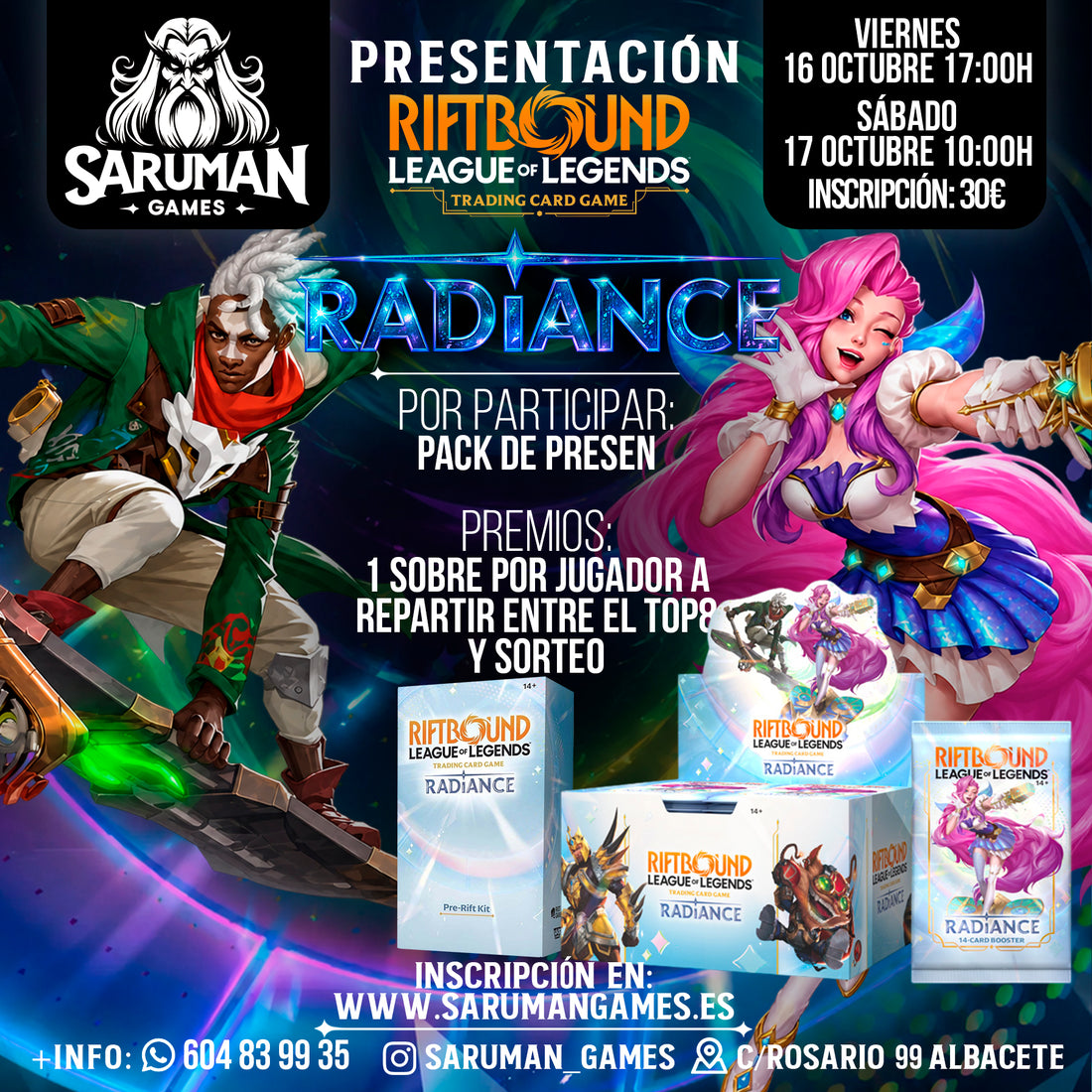PRESENTACIÓN RIFTBOUND: RADIANCE