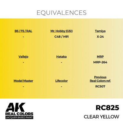 AK: REAL COLOR - CLEAR YELLOW - 17ml
