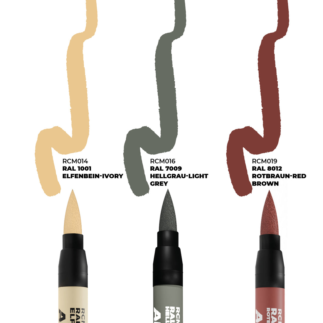 AK: RC MARKERS SET - GERMAN TANKS INTERIOR COLORS