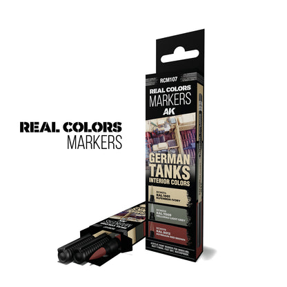 AK: RC MARKERS SET - GERMAN TANKS INTERIOR COLORS