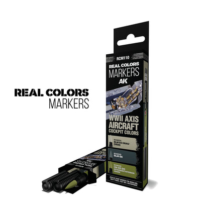 AK: RC MARKERS SET - WWII AXIS AIRCRAFT - COCKPIT COLORS