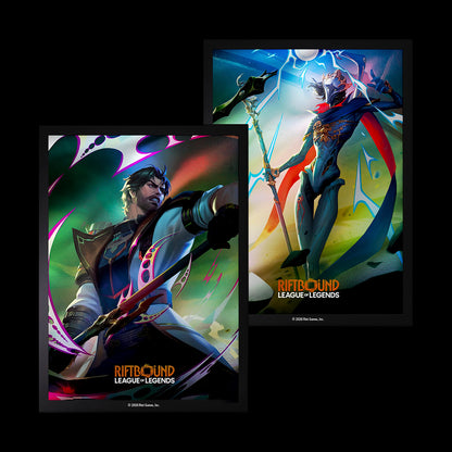 RIFTBOUND: League of Legends TCG – Vendetta Sleeves (Jayce vs Viktor)
