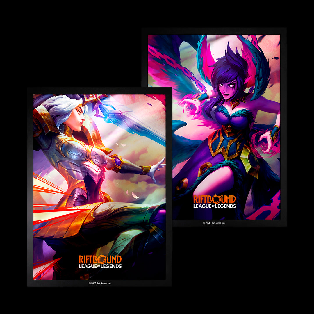 RIFTBOUND: League of Legends TCG – Vendetta Sleeves (Kayle vs Morgana)