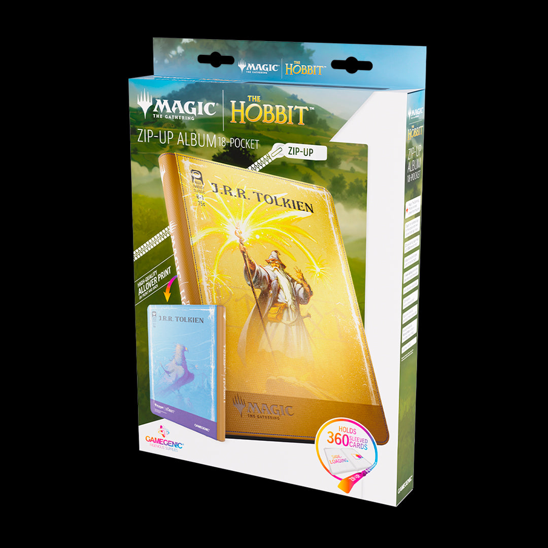 GAMEGENIC: MTG The Hobbit Zip-Up Album 18-Pocket - Gandalf, Goblin&