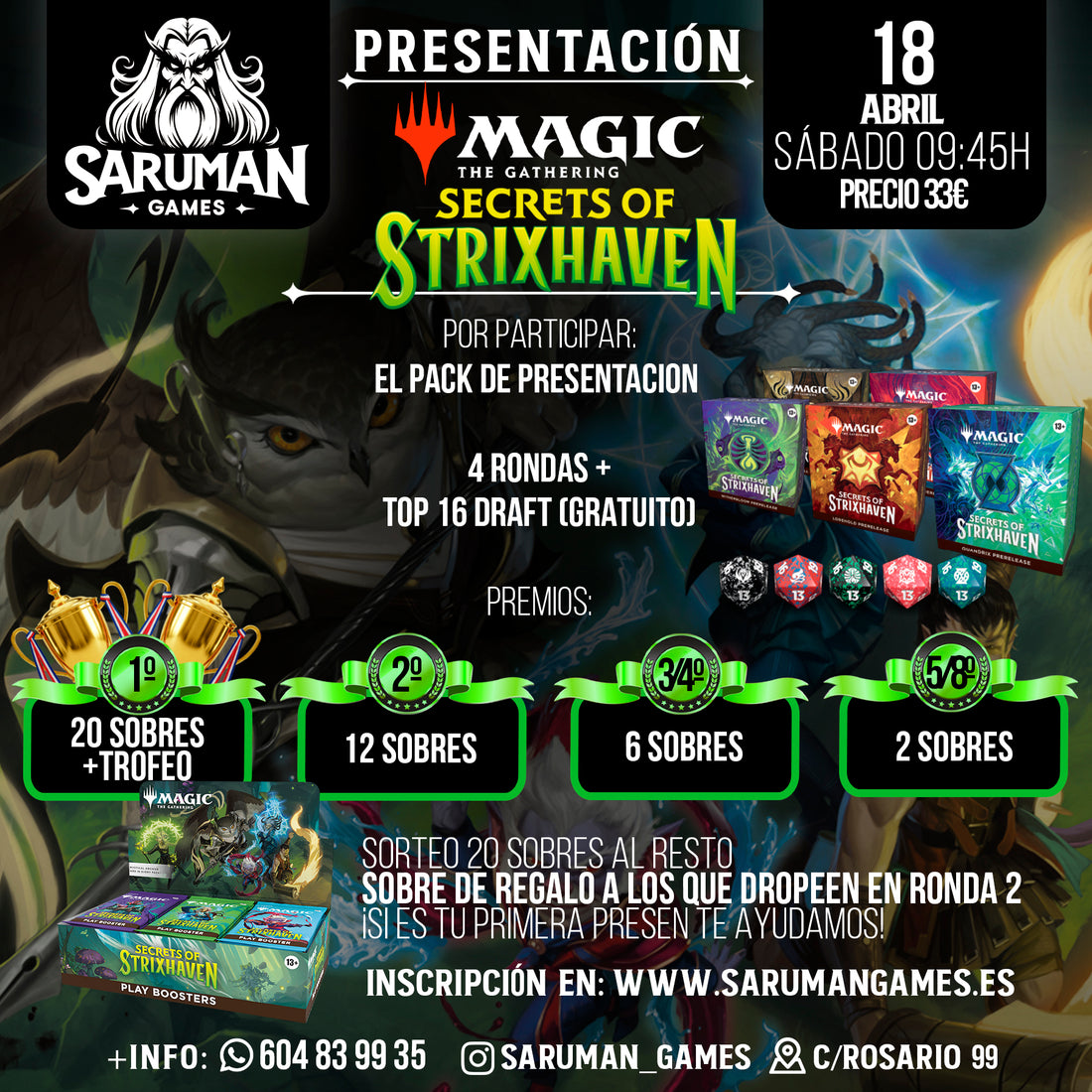 PRESENTACIÓN MAGIC: THE GATHERING – SECRETS OF STRIXHAVEN