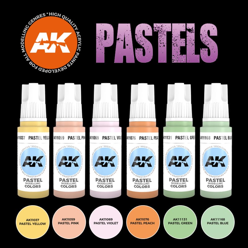 3GEN Acrylics SET: PASTEL COLOR