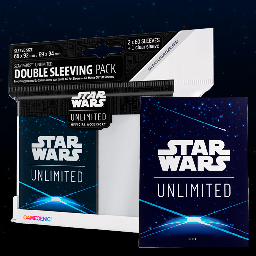 Star Wars Unlimited: Sleeves Double - Space Blue