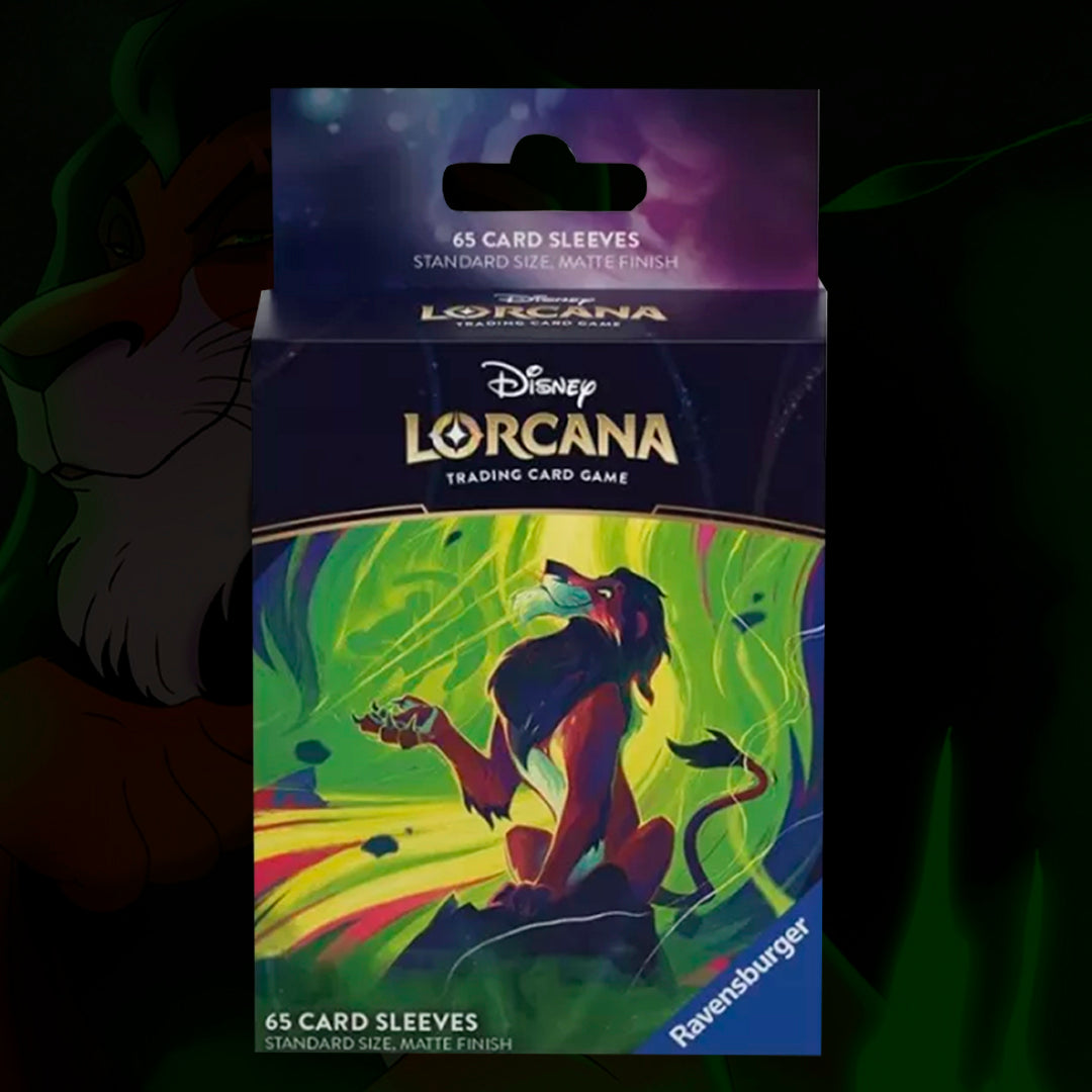 DISNEY LORCANA: FUNDAS AZURITE SEA - SCAR