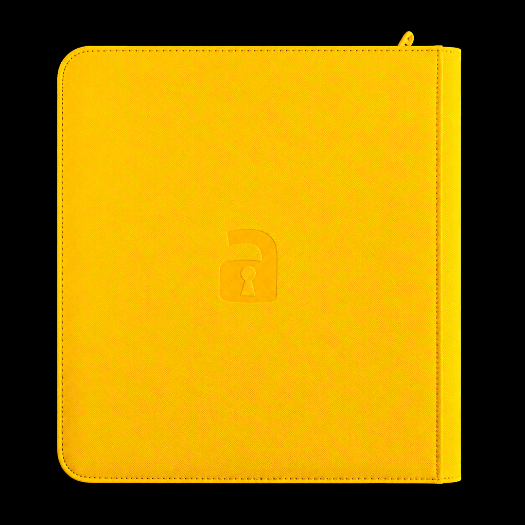 Vault X: Exo-Tec Zip Binder12-Pocket - Yellow