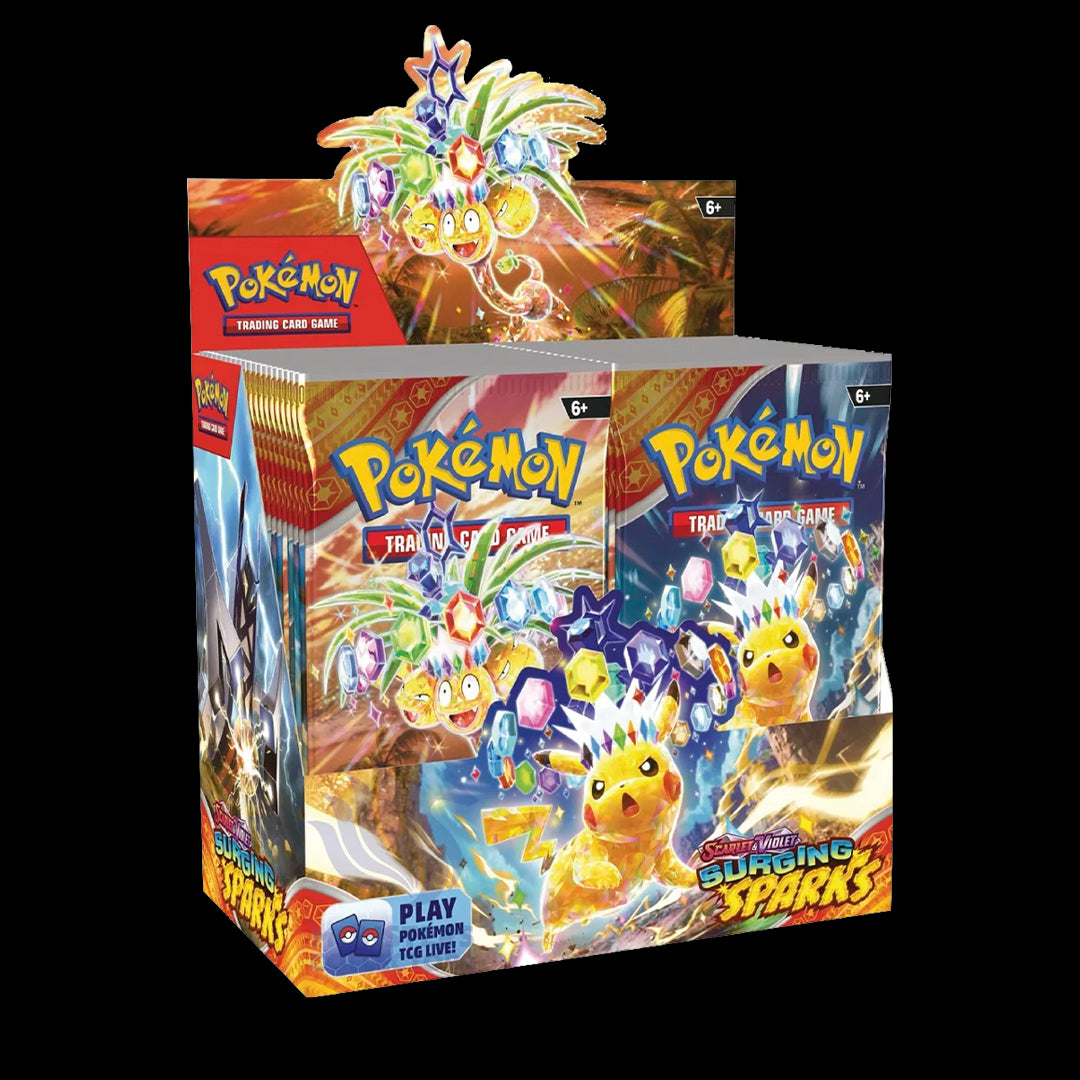 POKEMON TCG: CAJA DE SOBRES - CHISPAS FULGURANTES  - SURGING SPARKS - ESPAÑOL