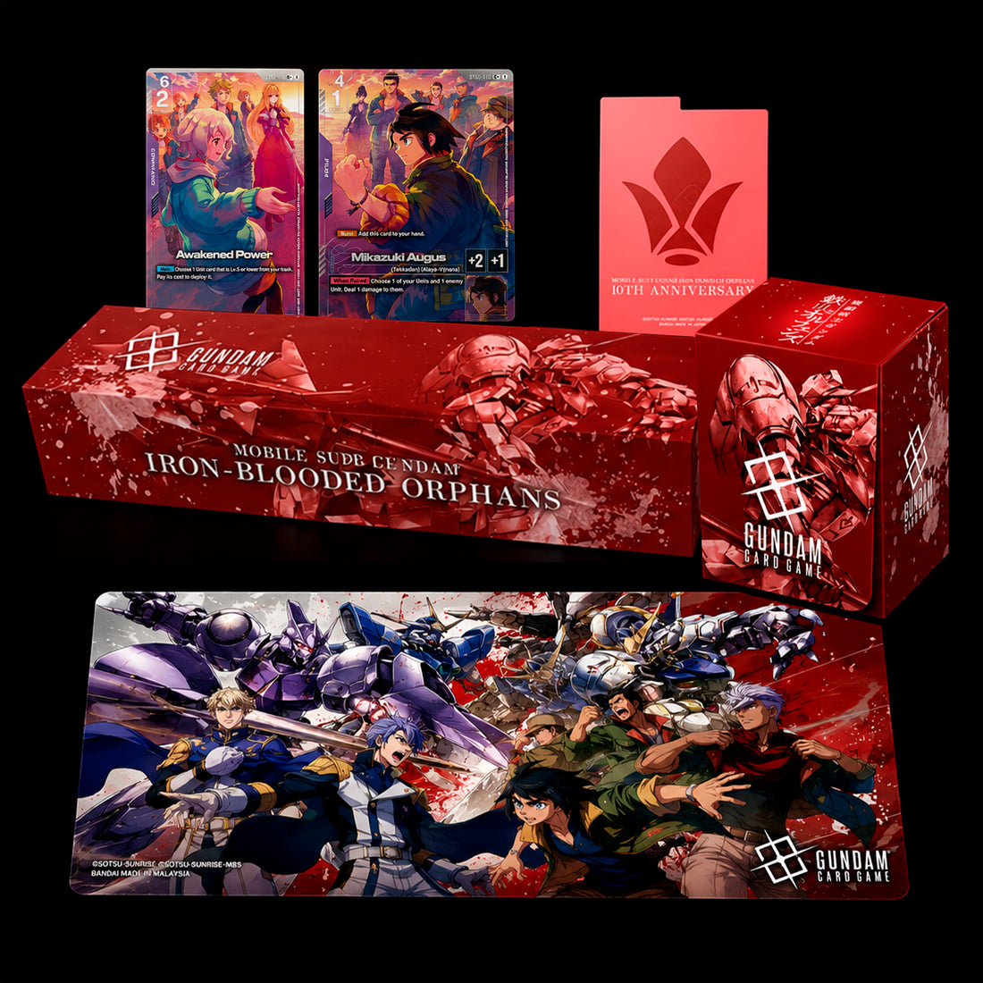 Gundam Card Game: PB02 Premium Accessory Set Mobile Suit Iron Blooded Orphans