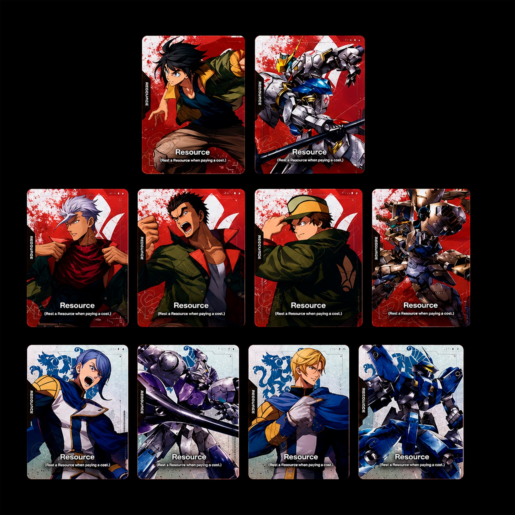 Gundam Card Game: PB02 Premium Accessory Set Mobile Suit Iron Blooded Orphans