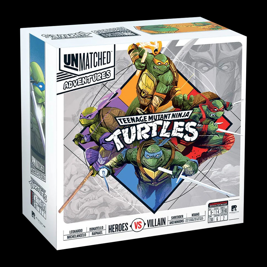 UNMATCHED: TEENAGE MUTANT NINJA TURTLES + FOIL ART CARD PROMO PACK - (INGLÉS)