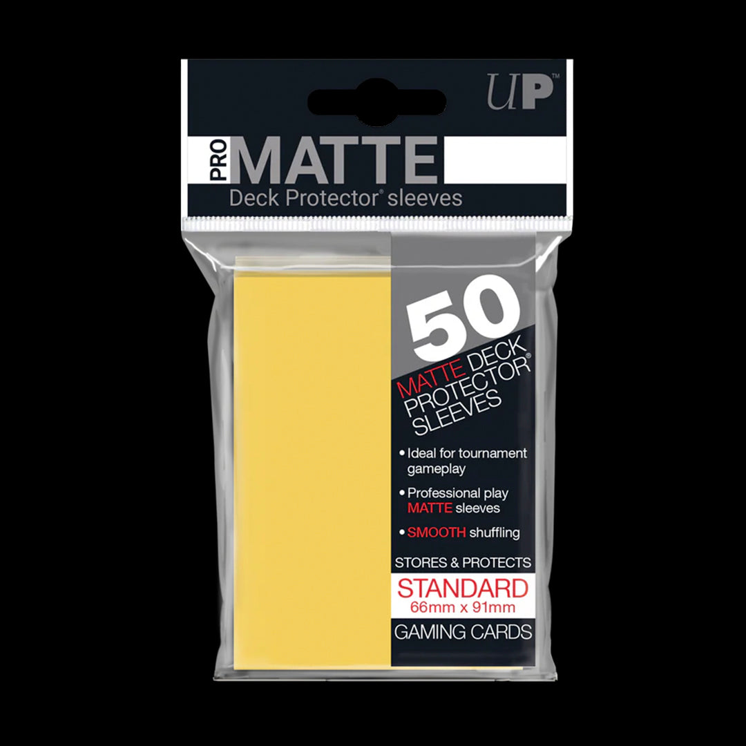 ULTRA PRO - 50 PRO-MATTE SLEEVES -   YELLOW