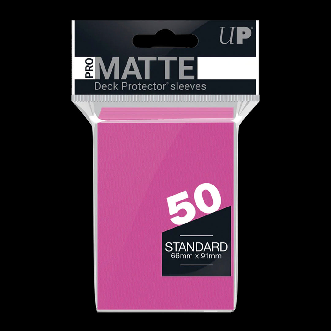 ULTRA PRO - 50 PRO-MATTE SLEEVES -   BRIGHT PINK