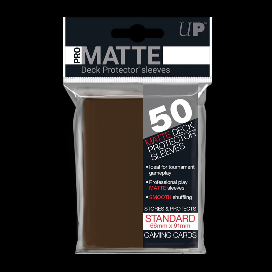 ULTRA PRO - 50 PRO - MATTE SLEEVES - BROWN