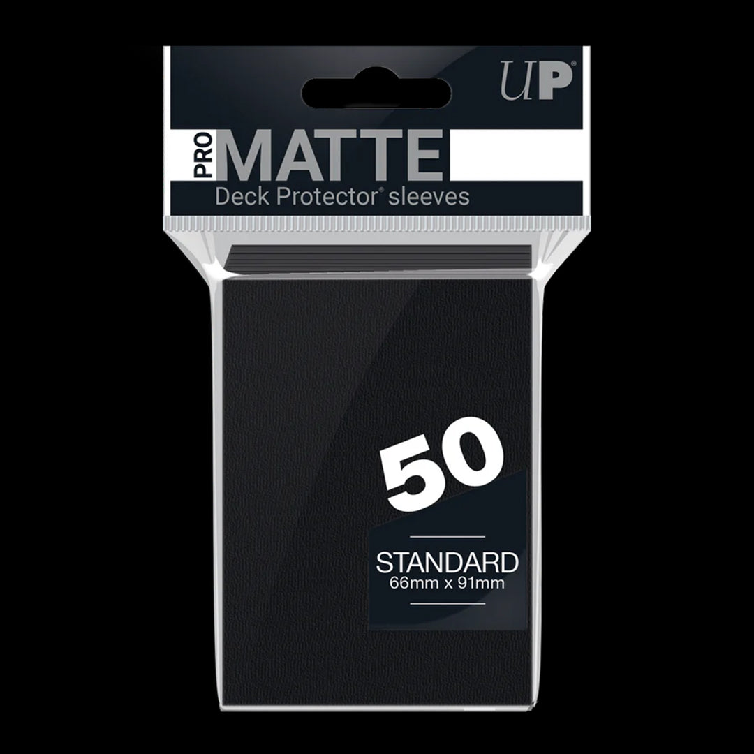 ULTRA PRO - 50 PRO - MATTE SLEEVES - BLACK